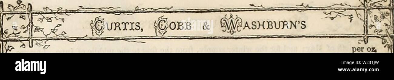 Image d'archive à partir de la page 125 de Curtis, Cobb & Washburn's amateur. Curtis, Cobb & Washburn's amateur guide du cultivateur à la fleur et jardin cuisine pour curtiscobbwashbu 1878 Année : 1878 curt1878A Brassard à usage .10 .20 .15 .15 .20 par ot, Svr'isH Chard, ou l'argent. Cette variété est cultivée pour ses tiges des feuilles, qui sont 9 servi jusqu'à l'instar des asperges, et pour ses feuilles cuites comme les épinards. Si S couper souvent, nouvelle tiges seront reproduits. Par pkt., 500 10 l'Île|&lt;etual les épinards. Feuilles grandes, de bonne couleur ; goût supérieur aux épinards, pour lesquels elle est utilisée comme un substitut. L'utilisation de l'ensemble de la saison. Par pkt., 5. Banque D'Images