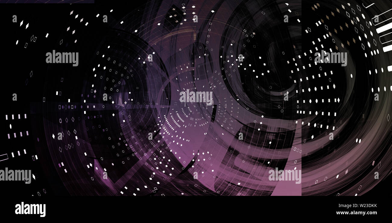 Données numériques Système de traitement de l'information Business Intelligence Banque D'Images