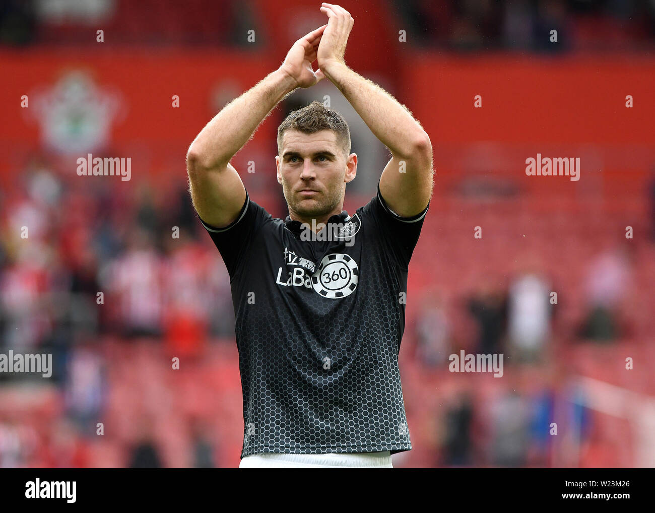 Sam Vokes de Burnley - Southampton v Burnley, Premier League, St Mary's Stadium, Southampton - 12 août 2018 Banque D'Images