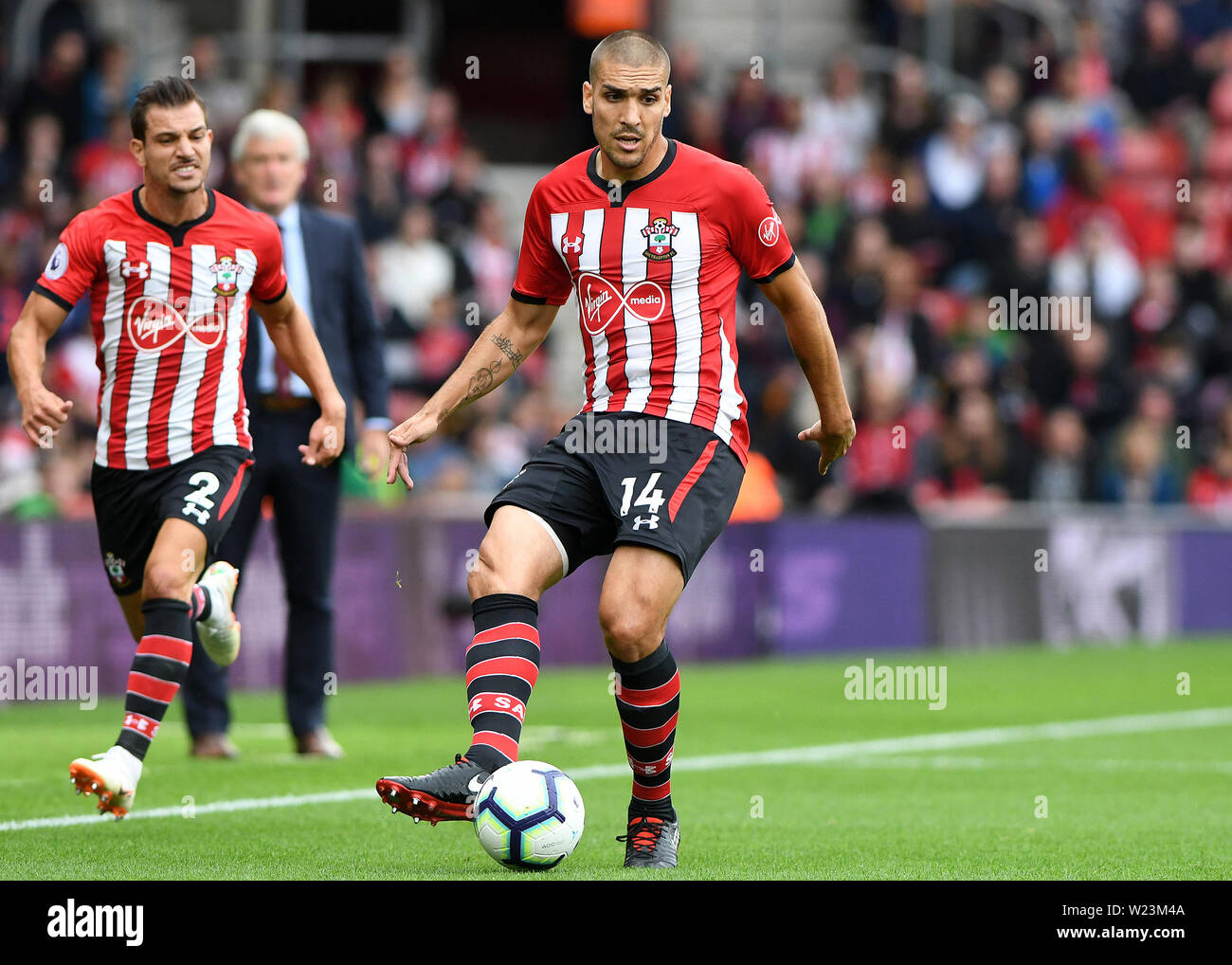 Oriol Romeu de Southampton - Southampton v Burnley, Premier League, St Mary's Stadium, Southampton - 12 août 2018 Banque D'Images