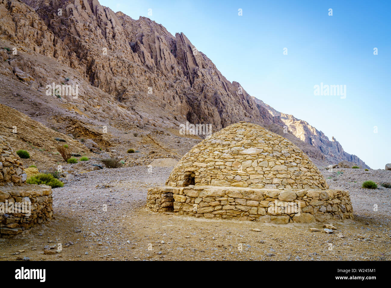 Voir d'anciennes tombes ruche près de Al Ain, ÉMIRATS ARABES UNIS Banque D'Images