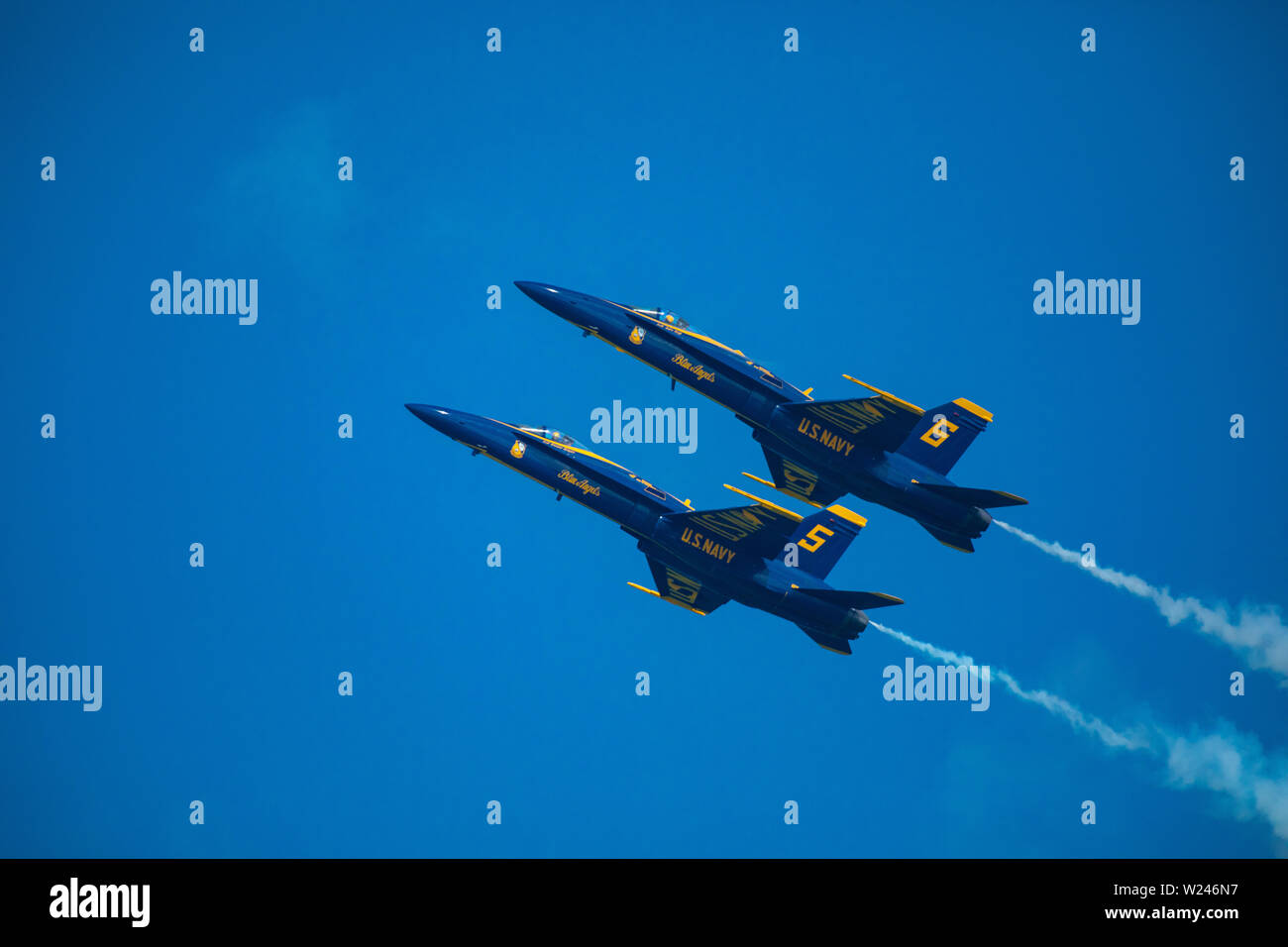 Blue Angel Fighters Banque D'Images