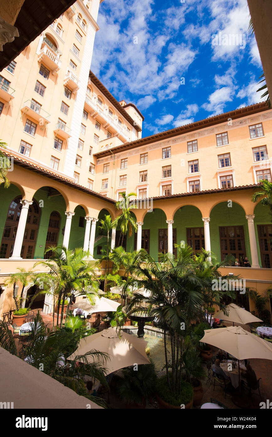 Miami Coral Gables Biltmore Hotel. La Floride. USA. Banque D'Images