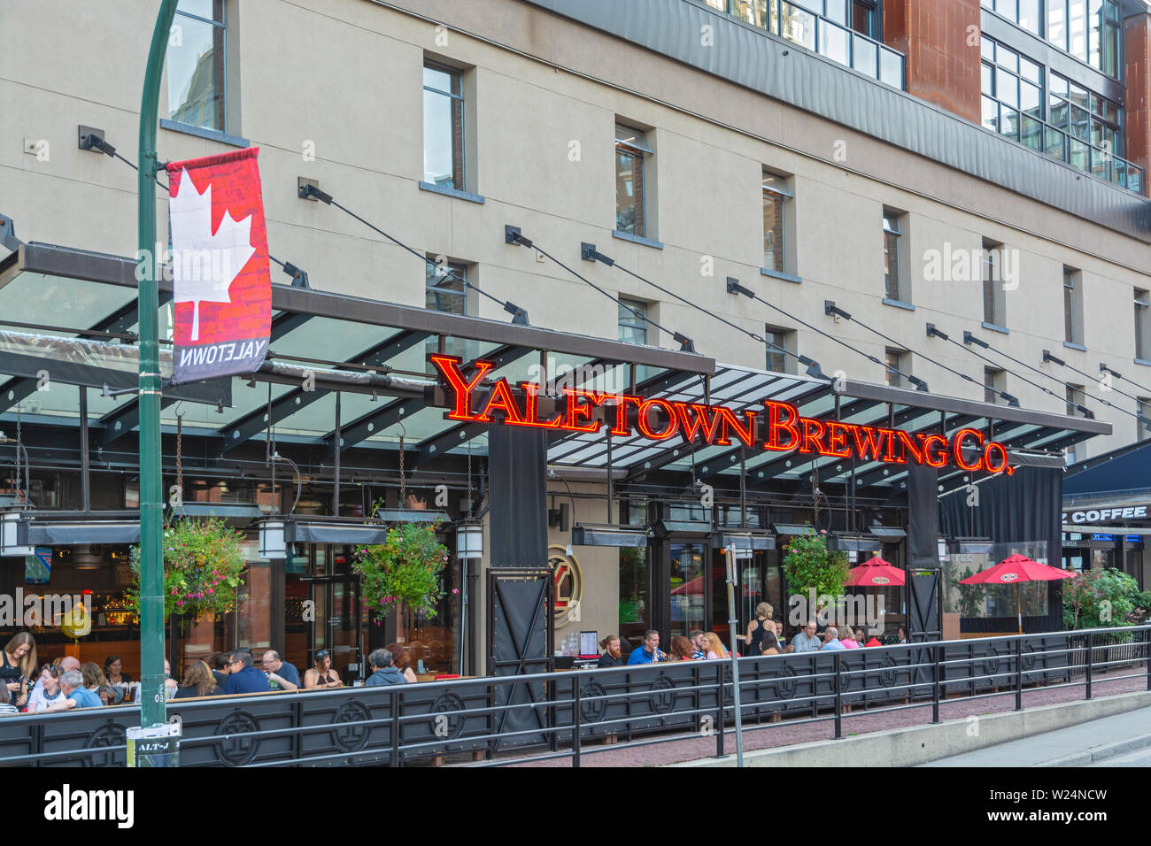 Canada, Colombie-Britannique, Vancouver, Yaletown Brewing Co., , bar, restaurant Banque D'Images