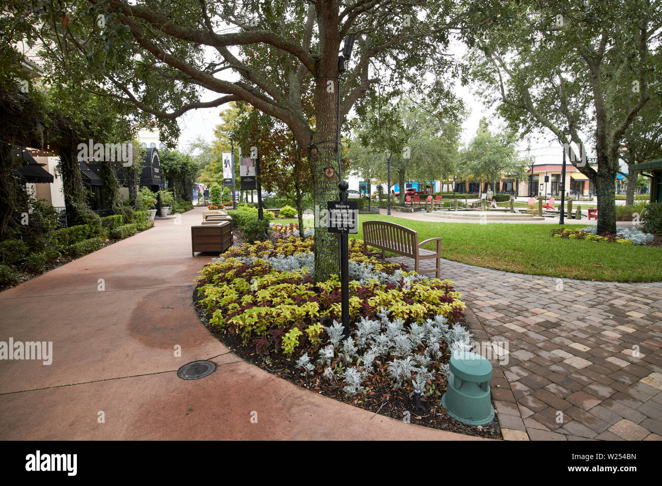 Green Park à St Johns Town Center Jacksonville Florida USA Banque D'Images