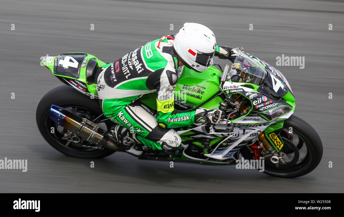 Oschersleben, Allemagne, June 09, 2019 : Yamaha YZF-R1 par l'équipe du CEE à concurrence MOTOTECH Championnat du monde d'Endurance FIM Banque D'Images