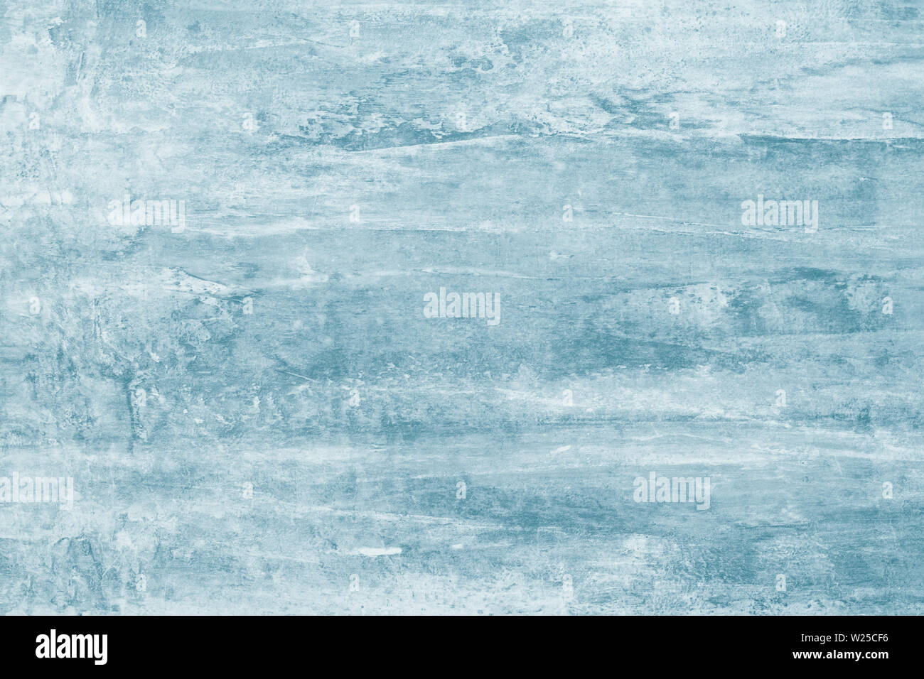 Gris clair bleu vert taches de peinture sur toile. Abstract illustration avec des taches grises sur un fond. Modèle avec gradient de pastel immersive. Peinture Banque D'Images