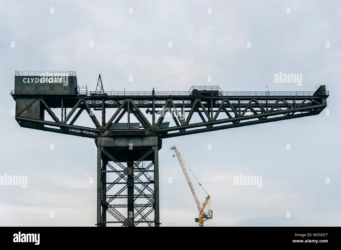 L'Finnieston Crane sur la rivière Clyde, Glasgow, Ecosse Banque D'Images