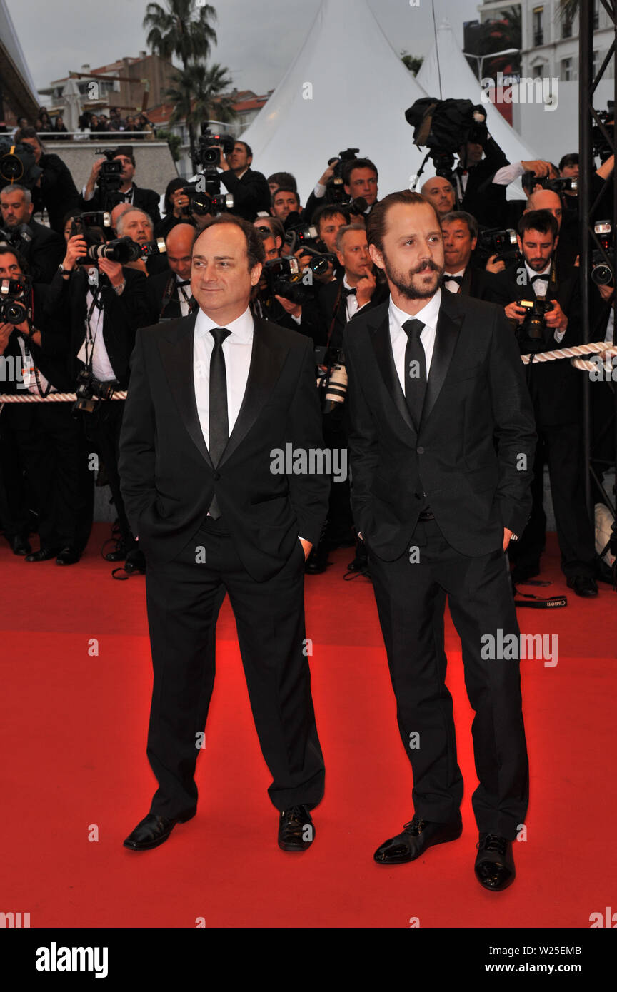 CANNES, FRANCE. 15 mai 2009 : Kevin Pollak et Giovanni Ribisi a la premiere pour 'Bright Star' en compétition au 62e Festival de Cannes. © 2009 Paul Smith / Featureflash Banque D'Images