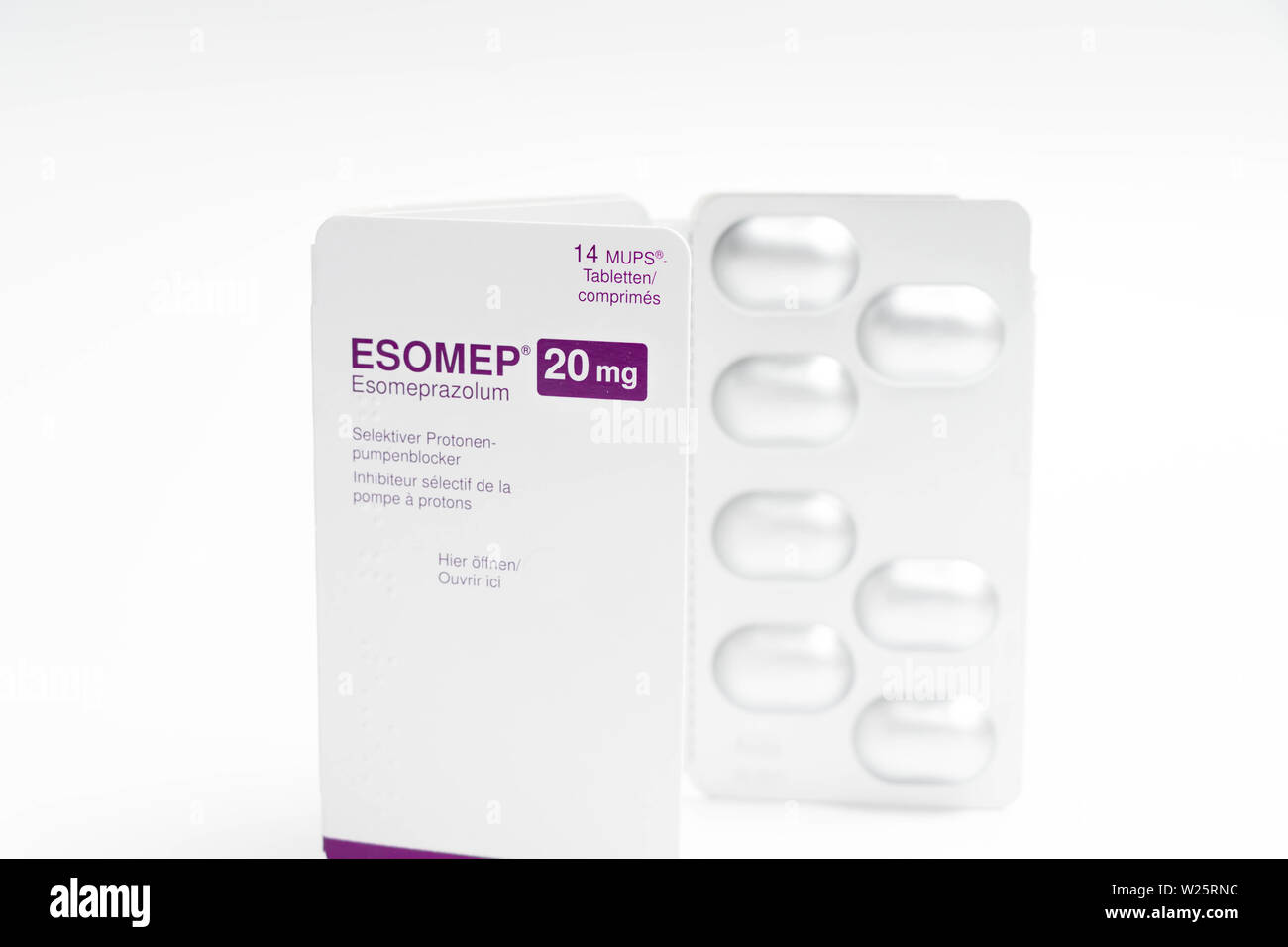 Inhibiteur de la pompe à protons IPP Esomep comprimés contrôle acide d