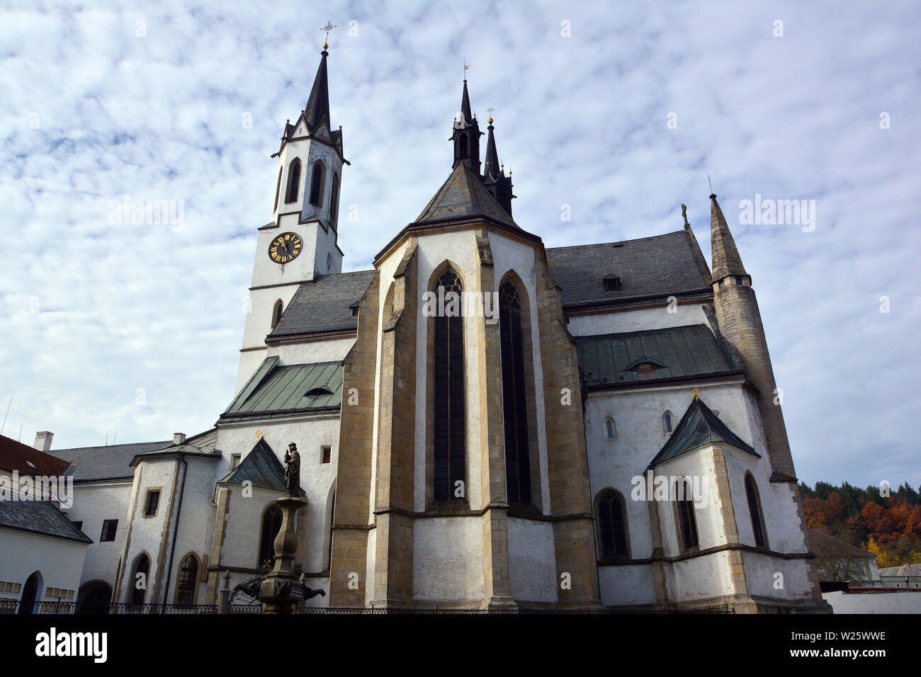 Vyšší Brod monastère ou Abbaye Hohenfurth, Vyšší Brod, République Tchèque, Europe Banque D'Images