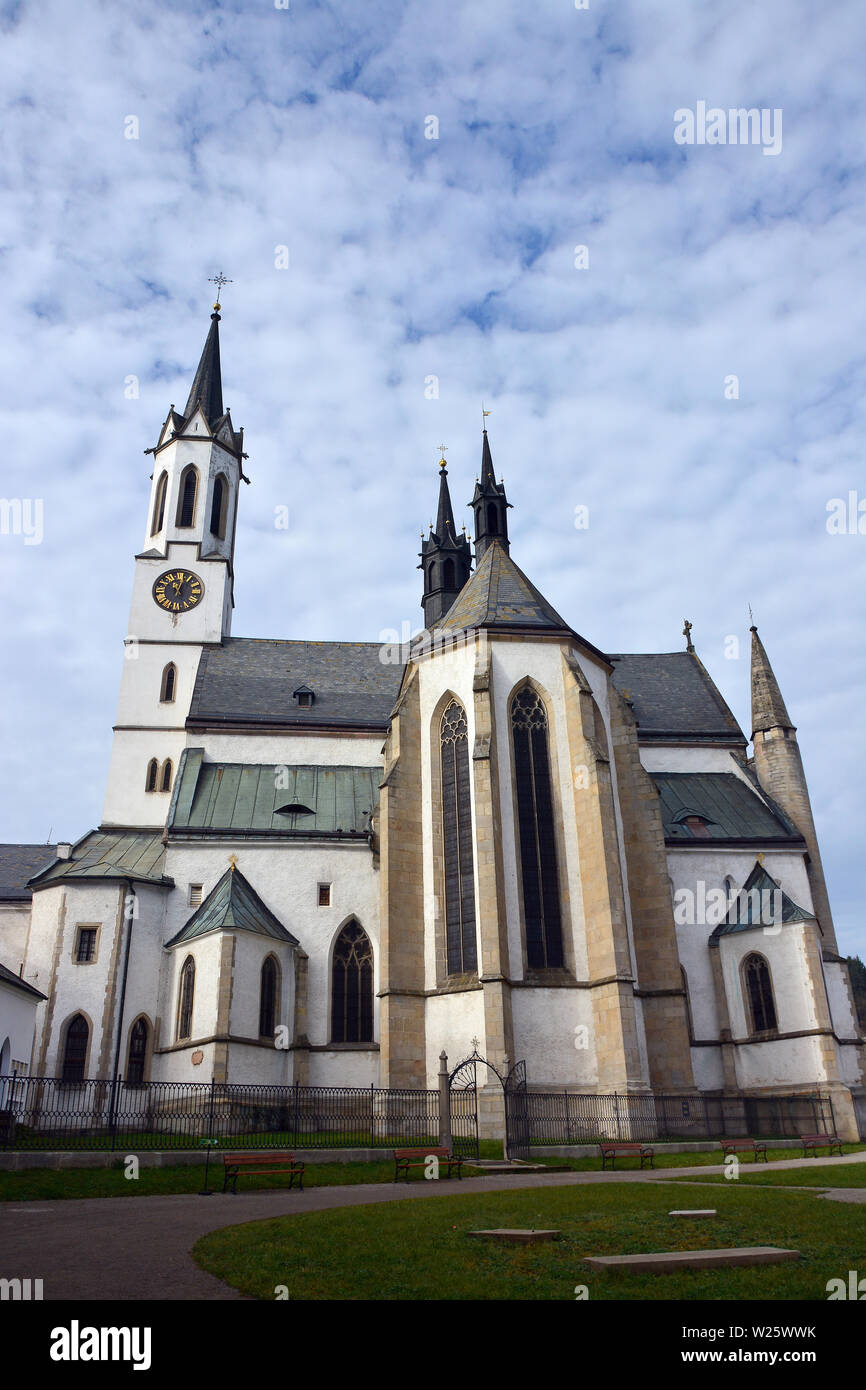 Vyšší Brod monastère ou Abbaye Hohenfurth, Vyšší Brod, République Tchèque, Europe Banque D'Images