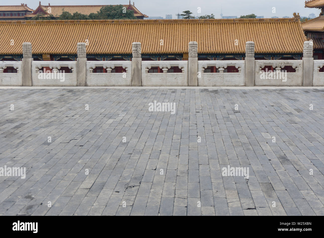 Ancienne ville paysage, avec la structure de l'architecture et de la culture antique. Tourné à Beijing, Chine. Banque D'Images