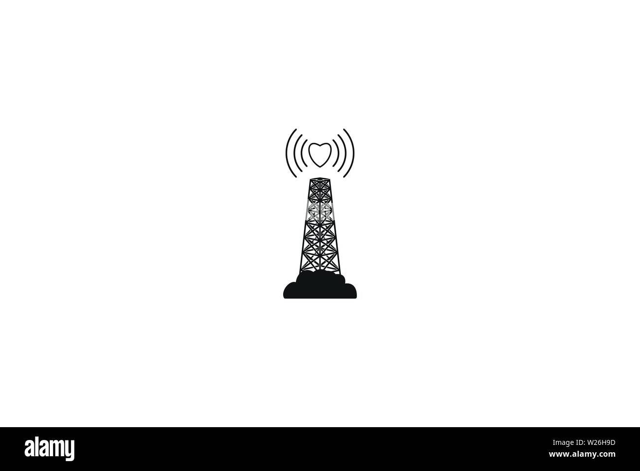 Signal tour dessins de logos Inspiration isolé sur fond blanc Illustration de Vecteur Signal tour dessins de logos Inspiration isolé sur fond blanc Illustration de Vecteur
