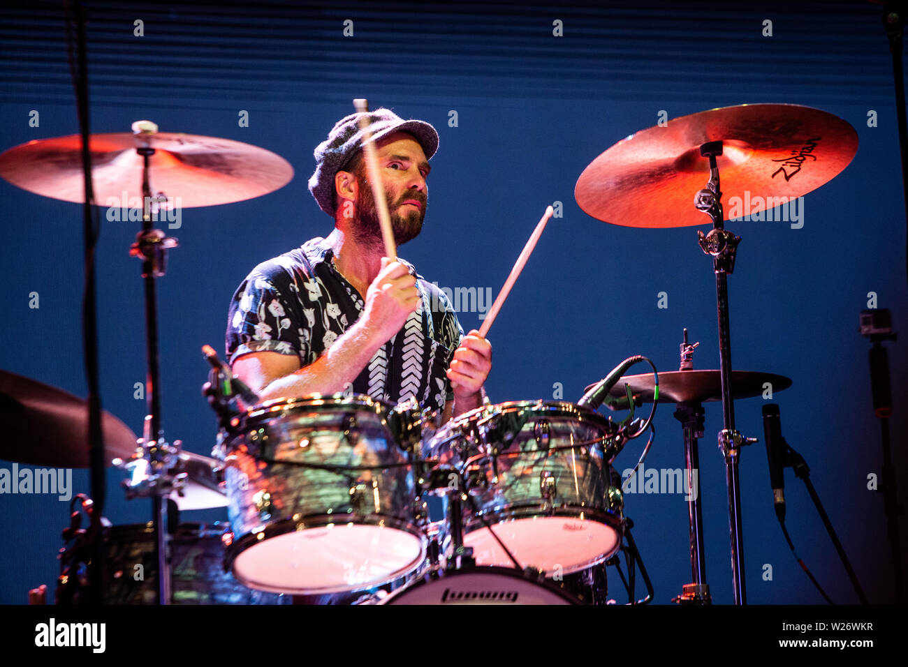 Grugliasco, Turin Italie 5 juillet 2019 Wolfmother live au Festival 2019 Gruvillage © Roberto Finizio / Alamy Banque D'Images