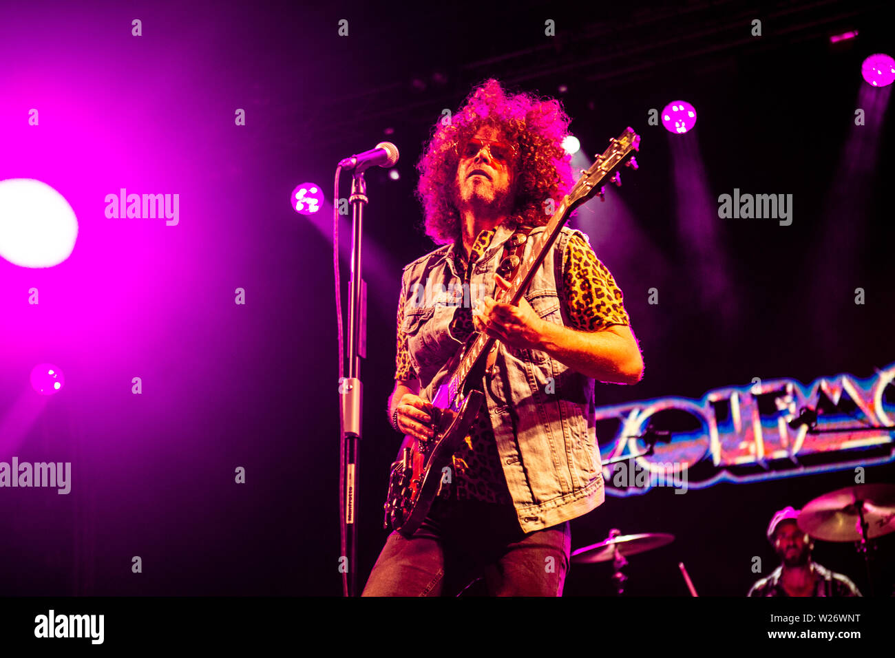 Grugliasco, Turin Italie 5 juillet 2019 Wolfmother live au Festival 2019 Gruvillage © Roberto Finizio / Alamy Banque D'Images
