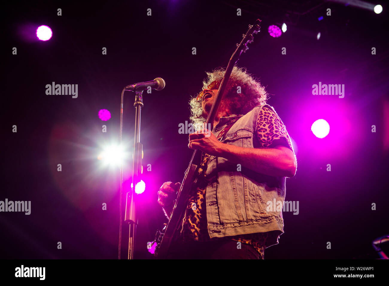 Grugliasco, Turin Italie 5 juillet 2019 Wolfmother live au Festival 2019 Gruvillage © Roberto Finizio / Alamy Banque D'Images