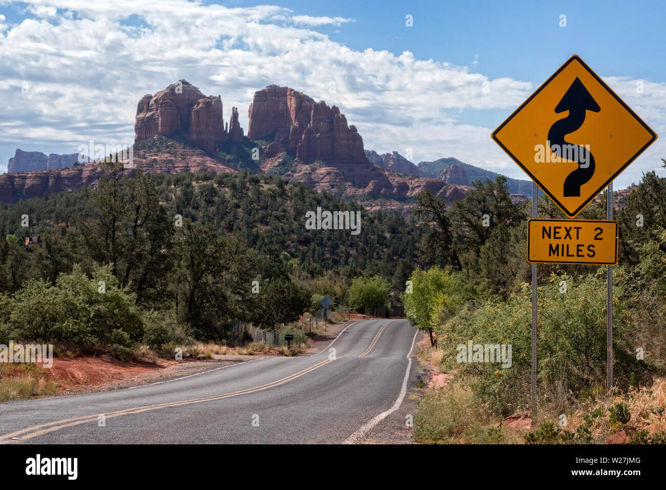 Le Red Rock Loop Road Sedona Arizona USA Banque D'Images