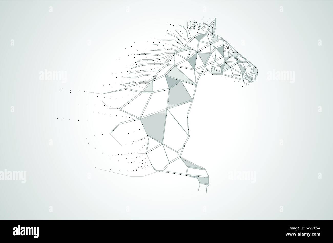 Motif cheval Illustration de Vecteur