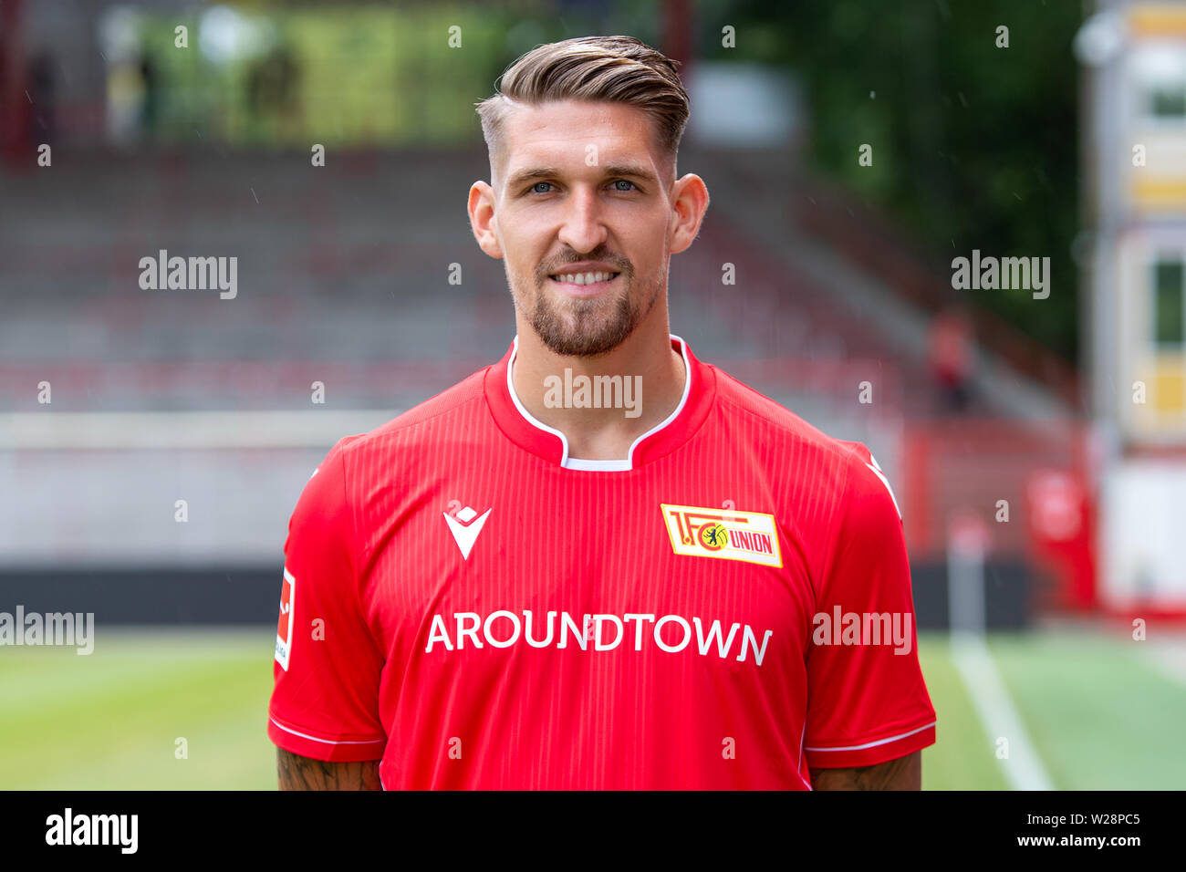 Berlin, Allemagne. Le 06 juillet, 2019. Football, Bundesliga : possibilité de photos 1er FC Union Berlin pour la saison 2019-2020. Robert Andrich Crédit : Andreas Gora/dpa/Alamy Live News Banque D'Images