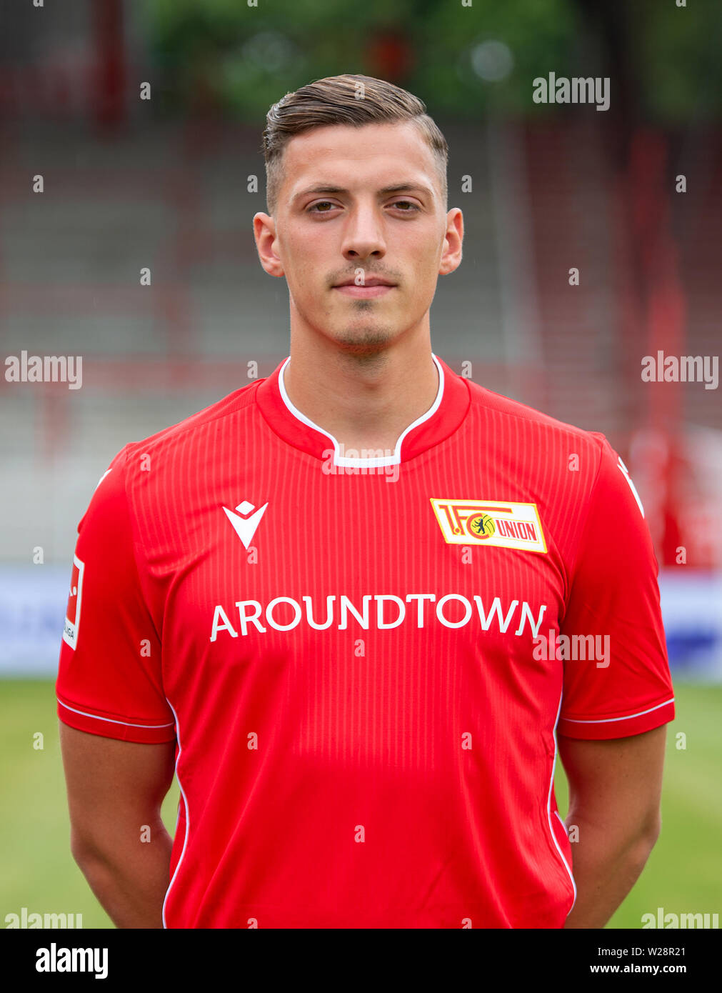 Berlin, Allemagne. Le 06 juillet, 2019. Football, Bundesliga : possibilité de photos 1er FC Union Berlin pour la saison 2019-2020. Nicolai Rapp Crédit : Andreas Gora/dpa/Alamy Live News Banque D'Images
