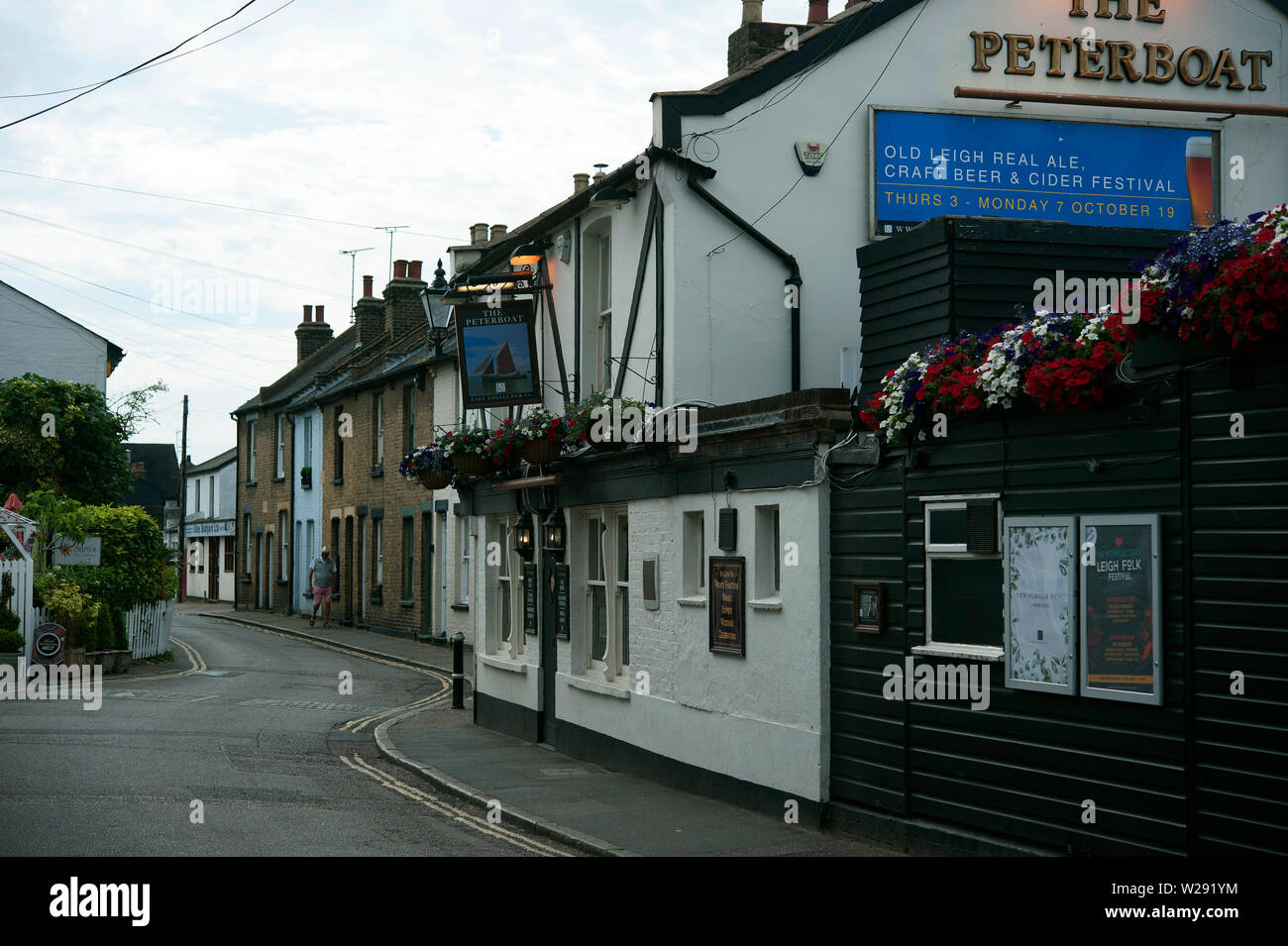 La pub, vieux bateau Peter Leigh, Leigh-on-Sea, Essex, Angleterre, Royaume-Uni Banque D'Images