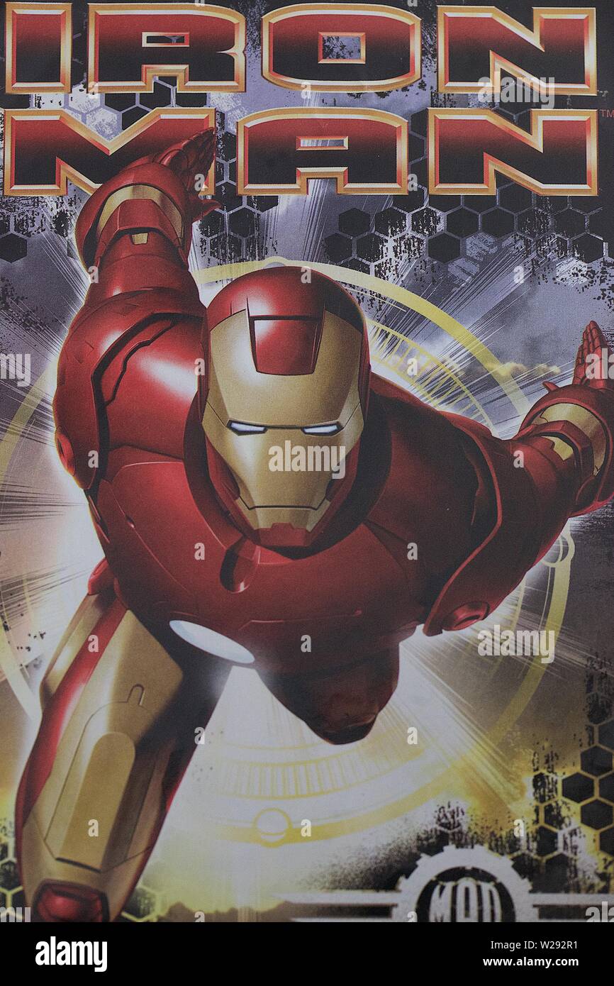 Couverture de la bande dessinée Marvel close up Banque D'Images