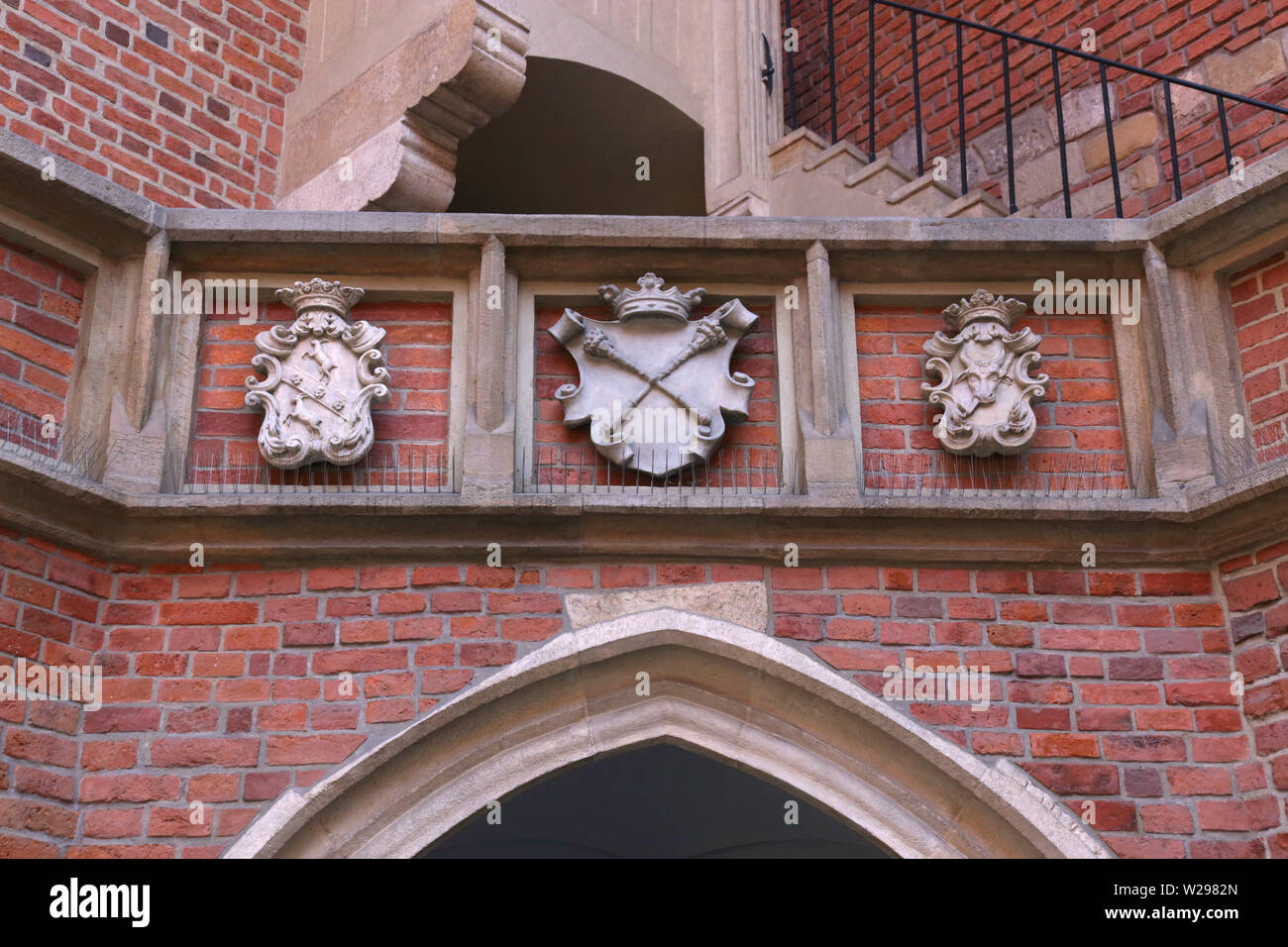 Cracovie. Cracovie. La Pologne. Collegium Maius (Latin : Le Grand Collège) de l'Université Jagellon, le plus ancien bâtiment de l'Académie, aujourd'hui musée. Banque D'Images