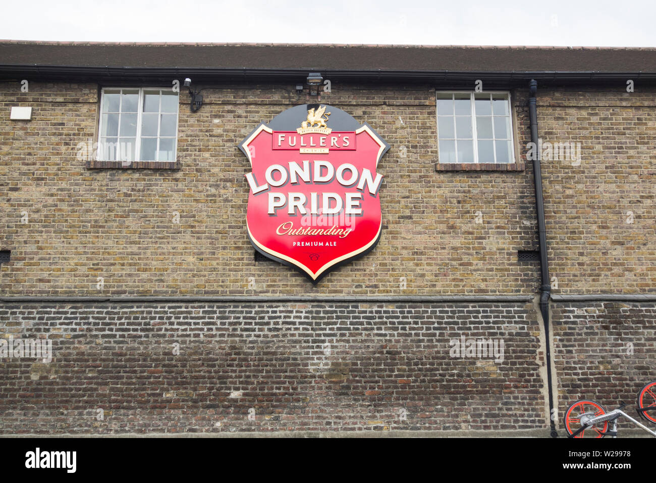 Fuller's Brewery Chiswick - Fuller, Smith & Turner Griffin Brewery à Chiswick, Londres, Royaume-Uni Banque D'Images