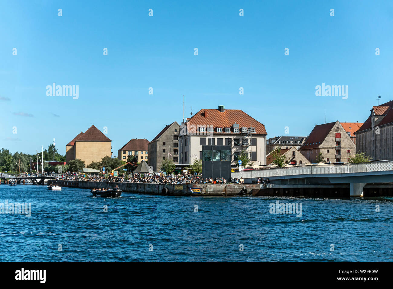Le port de Copenhague Copenhague Danemark Europe Banque D'Images