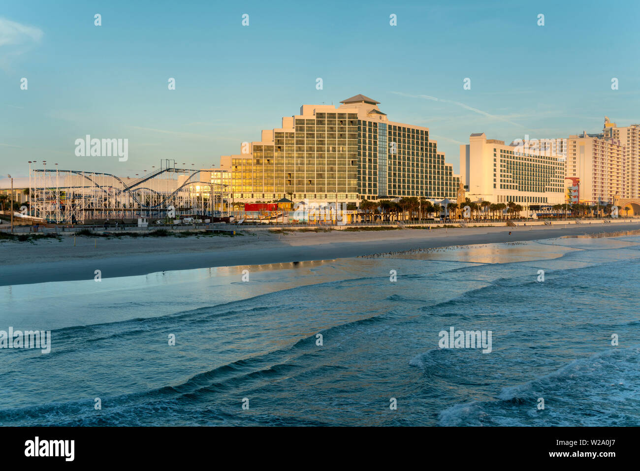 ADAMS RESORT OCEAN FRONT AVENUE DAYTONA BEACH FLORIDE USA Banque D'Images