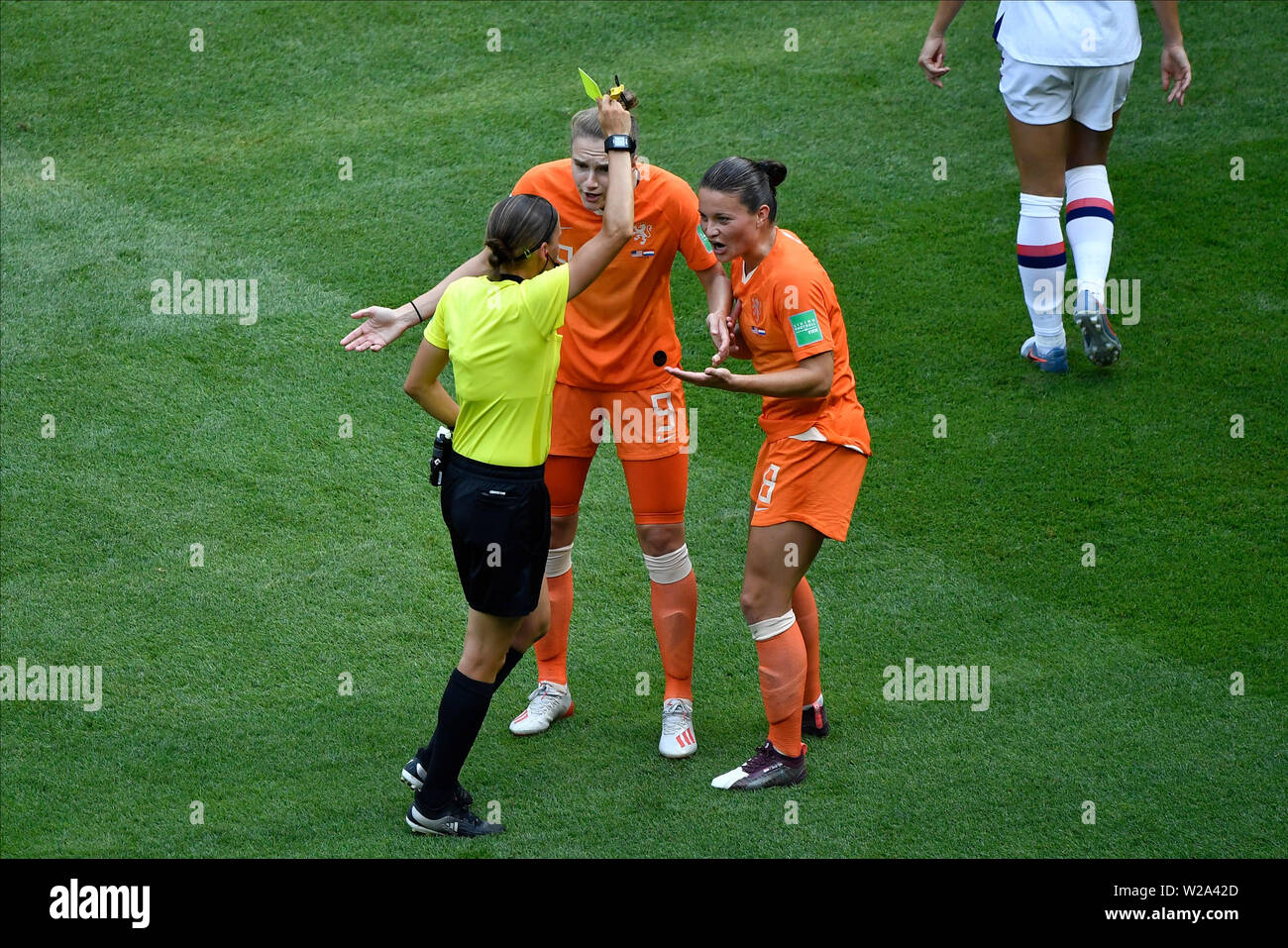 Lyon France 7 Juillet 2019 Sherida Spitse R Des Pays