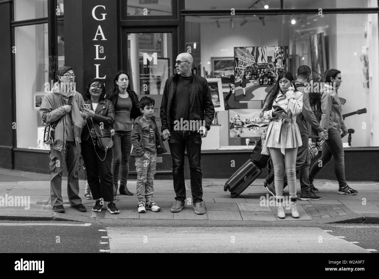 Les personnes à la rue de Londres Banque D'Images