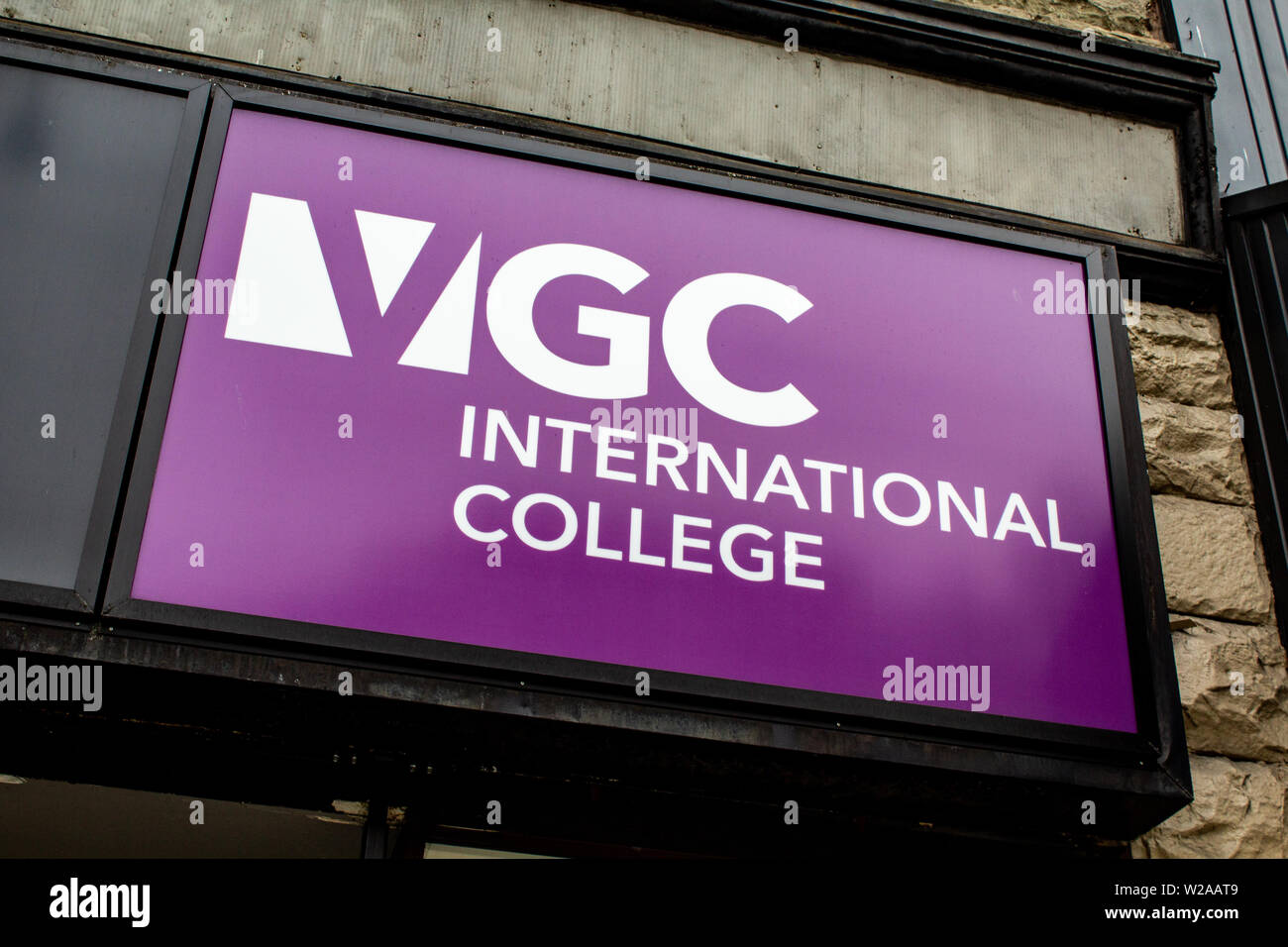 VGC Collège International sign Banque D'Images