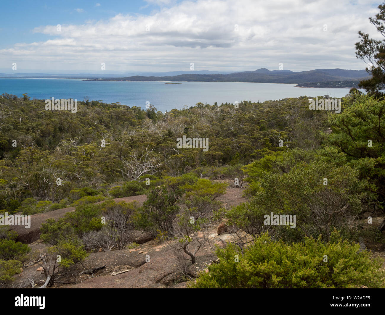 Le paysage du parc national de Freycinet Banque D'Images