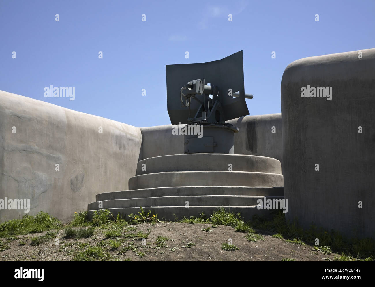 Novosiltsevskaya l'autre batterie de forteresse de Vladivostok. L'île russe. La Russie Banque D'Images