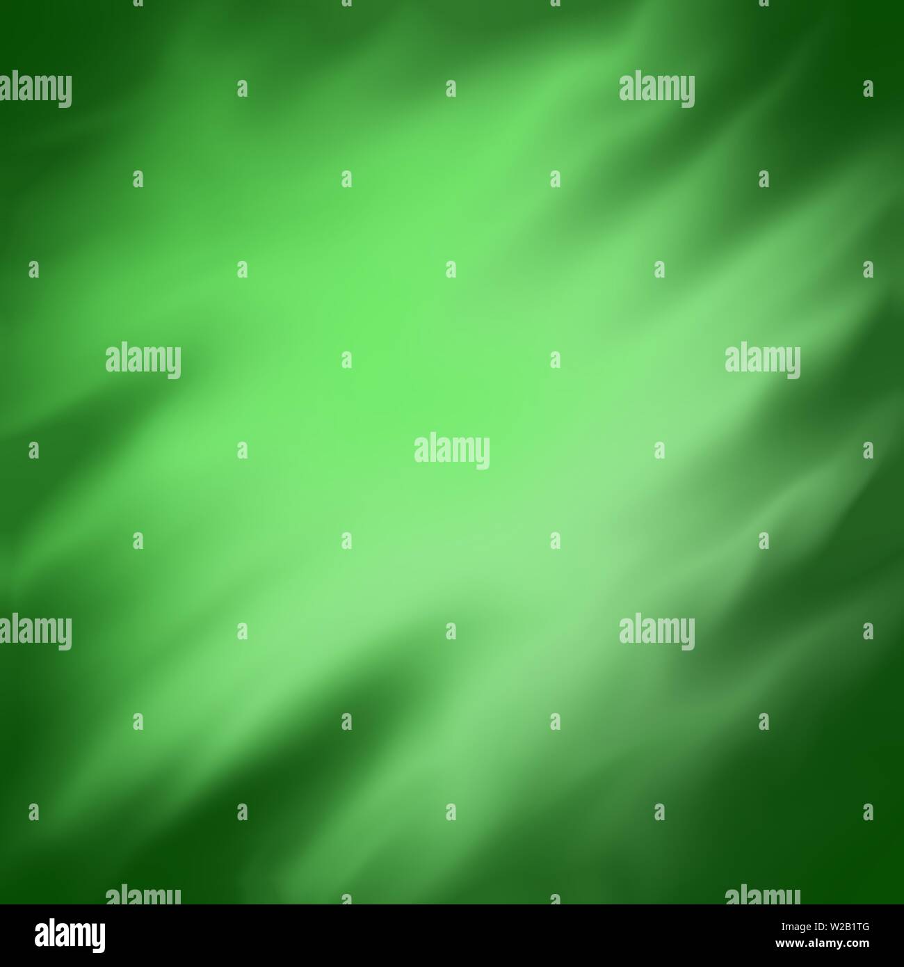 Brillant fond de satin vert à plis Banque D'Images