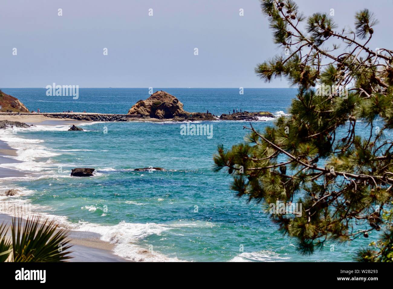 Laguna Beach en Californie côte du comté d'Orange Banque D'Images