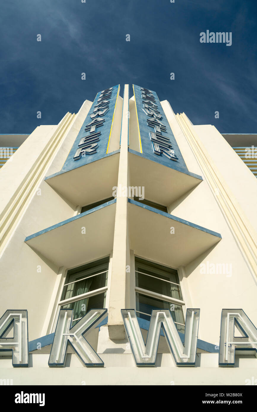 Panneau d'entrée AVANT BREAKWATER HOTEL (©ANTON SKISLEWICZ) 1939 OCEAN