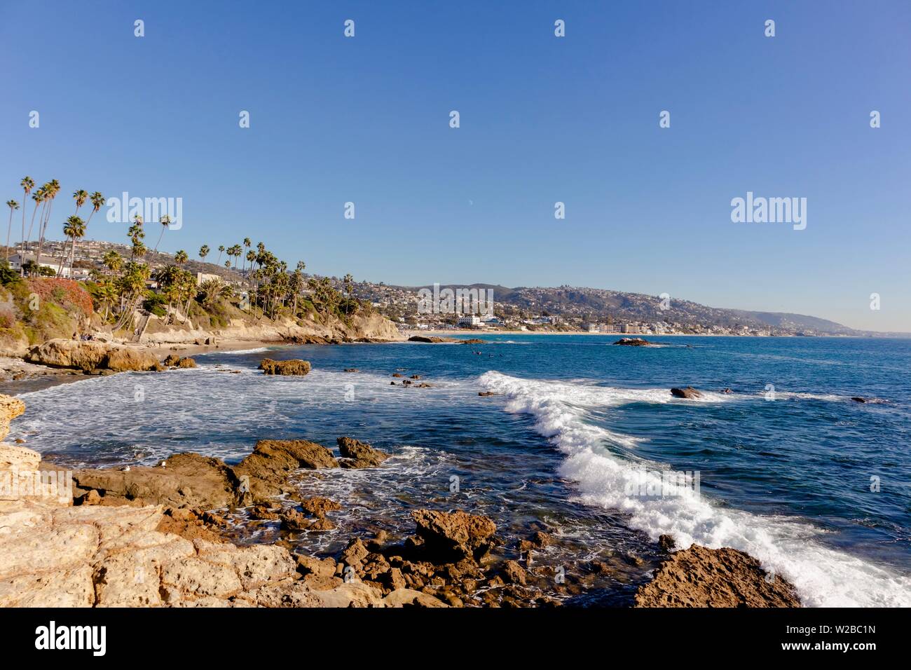 Laguna Beach en Californie côte du comté d'Orange Banque D'Images