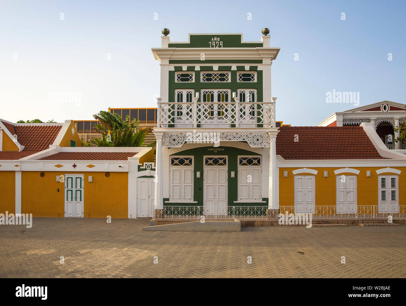 Caraïbes, Antilles néerlandaises, Aruba, Oranjestad, le Musée Archéologique National Banque D'Images