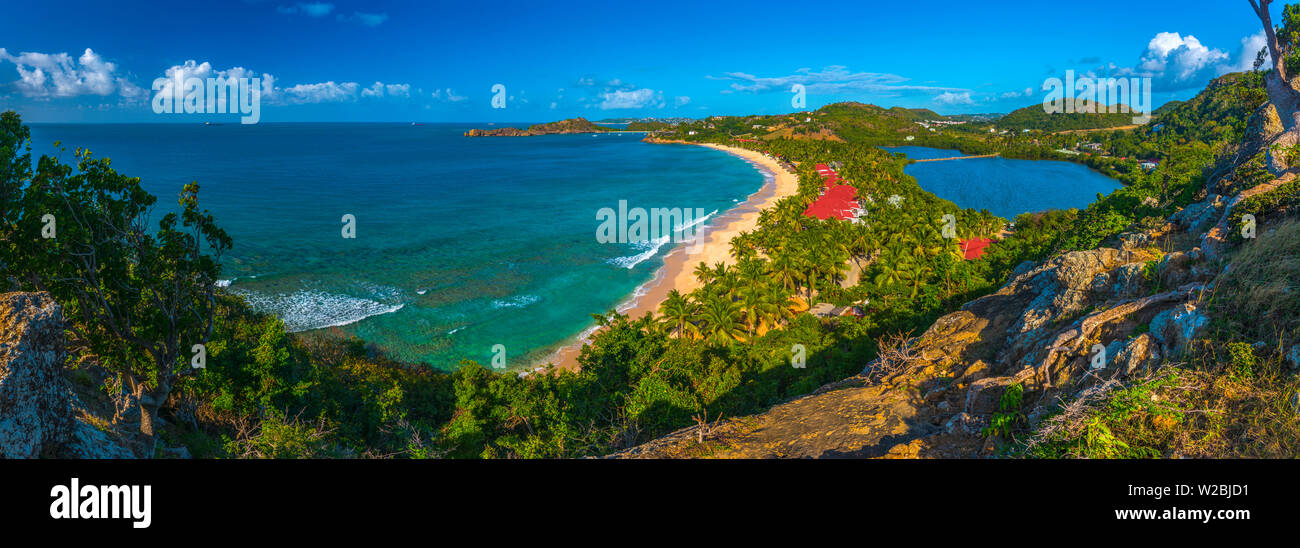 Caraïbes, Antigua, Galley Bay, Galley Bay Beach Banque D'Images