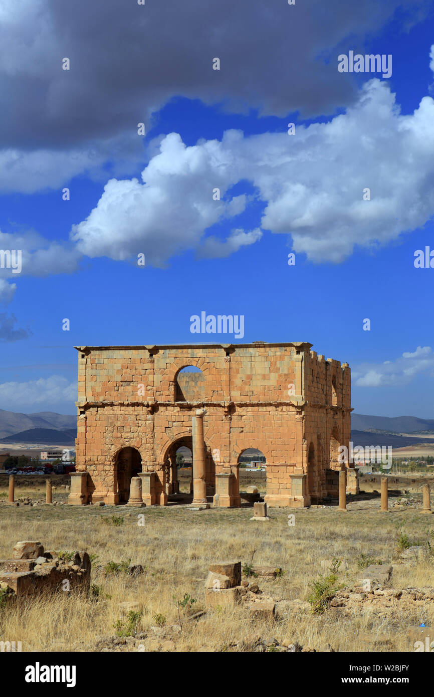 Praetorium (267), de Lambesis, Batna Province, Algérie Banque D'Images