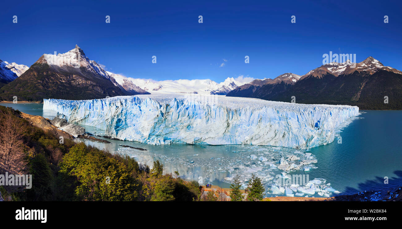 L'Argentine, Patagonie, El Calafate, le Glacier Perito Moreno Banque D'Images