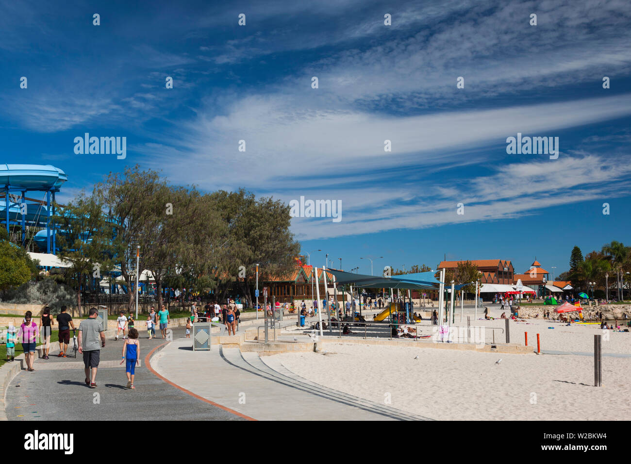 L'Australie, Australie occidentale, Sorrento, Hillary's Boat Harbour beach, Banque D'Images