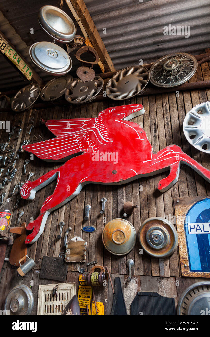 L'Australie, l'ouest de l'Australie, le sud-ouest, Boyup Brook, Harvey's Country Music Centre Dickson, grange interior Banque D'Images