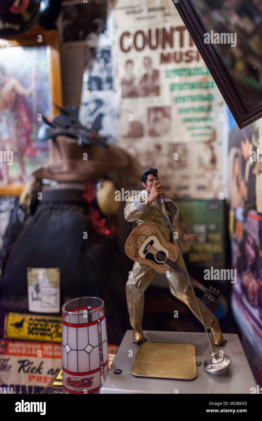 L'Australie, l'ouest de l'Australie, le sud-ouest, Boyup Brook, Harvey's Country Music Centre Dickson, Elvis Presley prix Banque D'Images