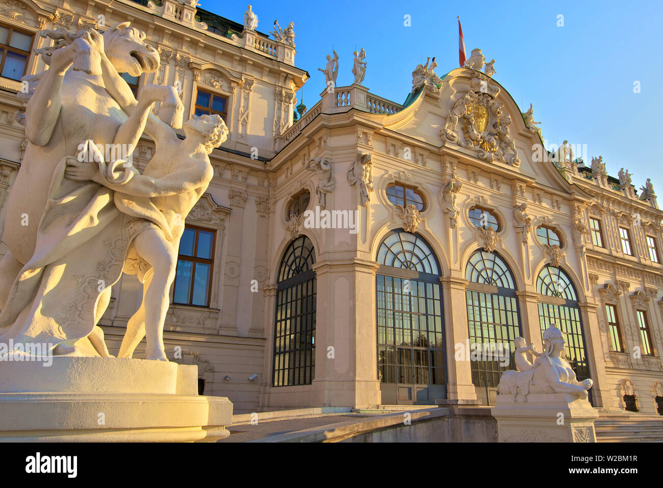 Palais du Belvédère supérieur, Vienne, Autriche, Europe Centrale Banque D'Images