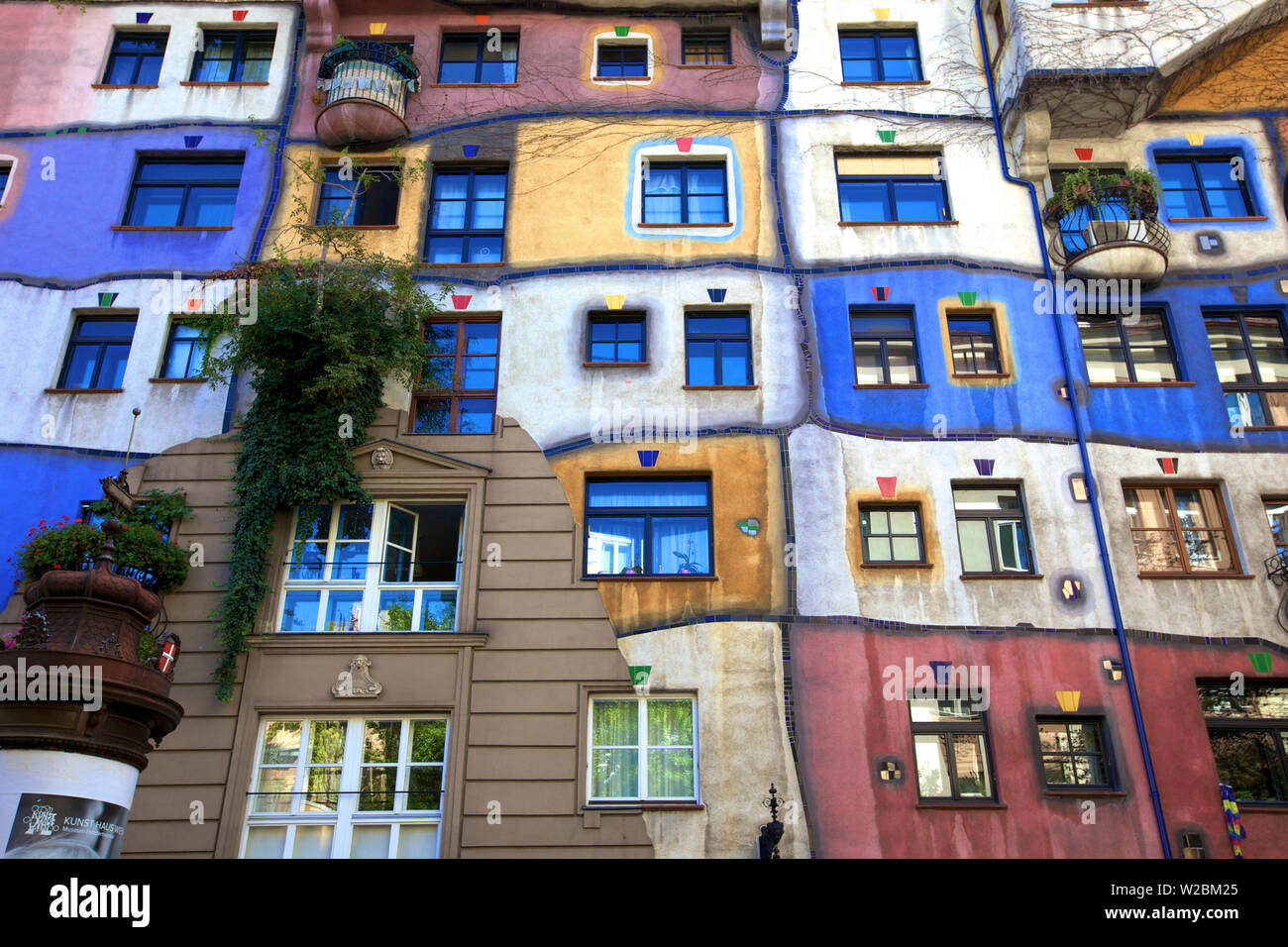 Hundertwasserhaus, Vienne, Autriche, Europe Centrale Banque D'Images