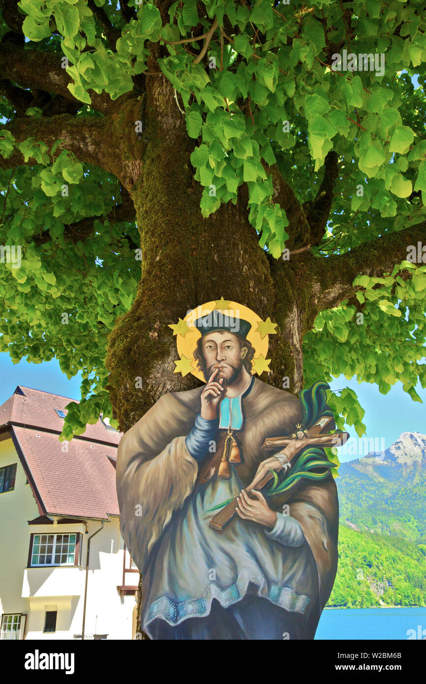 Image de Saint Giles, Sankt Gilgen, Salzburger Land, l'Autriche, l'Europe, Banque D'Images